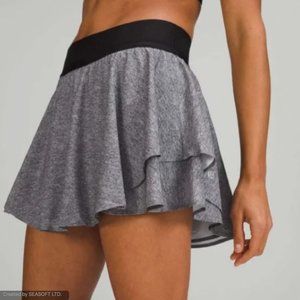 NWT Lululemon court rival skirt - gray